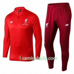 Liverpool Sweat de Treino Conjunto Vermelho 2018/19
